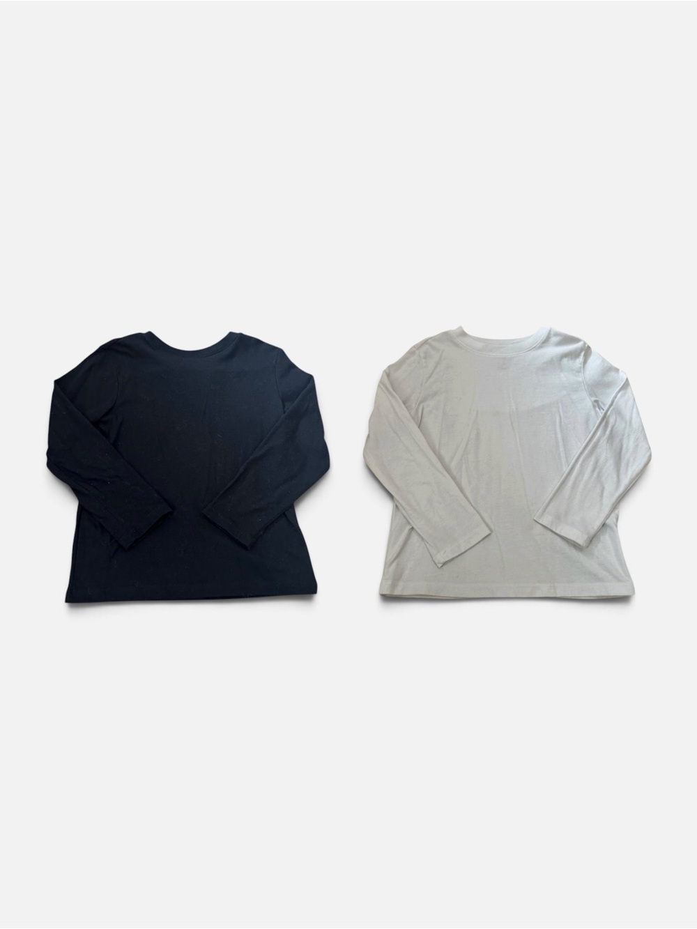 Cat & Jack Set of 2 Black & White Long Sleeve Tees